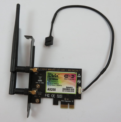 AX200 Ubit WiFi WLAN Karte PCI-E 802.11AC/AX 5G/2,4G