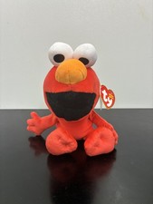 Elmo 2026 Ty Beanie Baby 6" Sesame Street Soft Plush MWMT