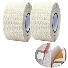 Anti-Slip Rug Tape Gripper, 0.16x9.8 FT 2" x 118" Double-Sided Carpet Gripp...