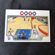 2008-09 Topps - Devin Harris #78 New Jersey Nets LeBron James in background ￼