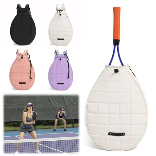 Ultralight Tennis Racket Carrying Bag Solid Color Tennis Racket Backpack