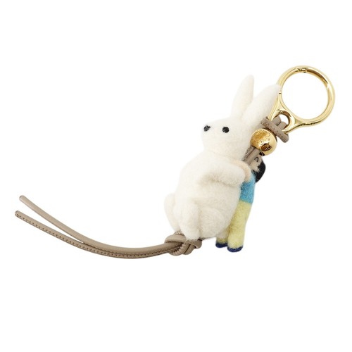 LOEWE Bag Charm Rabbit Felt Leather LOEWE Charm