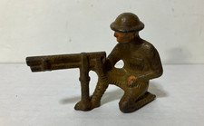 Barclay Manoil Lead Army "Kneeling Machine Gunner" Soldier WW 1