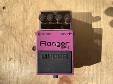 Used Boss BF-2 Flanger guitar effect pedal, made in Japan