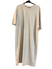 UNIQLO U Crew Neck T Dress S Size Short Sleeve Casual Blue Lightweight