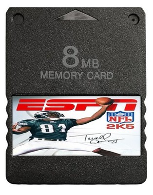 ESPN NFL 2K5 Football 2025 - 2026 Roster Update File PS2 Memory Card