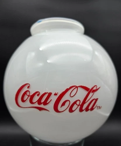 Vintage Coca-Cola Glass Globe Shade for Ceiling Fan or Light Fixture – No Chips