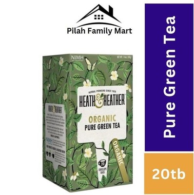 Pure Green Tea HEATH & HEATHER Bio Tee 20tb