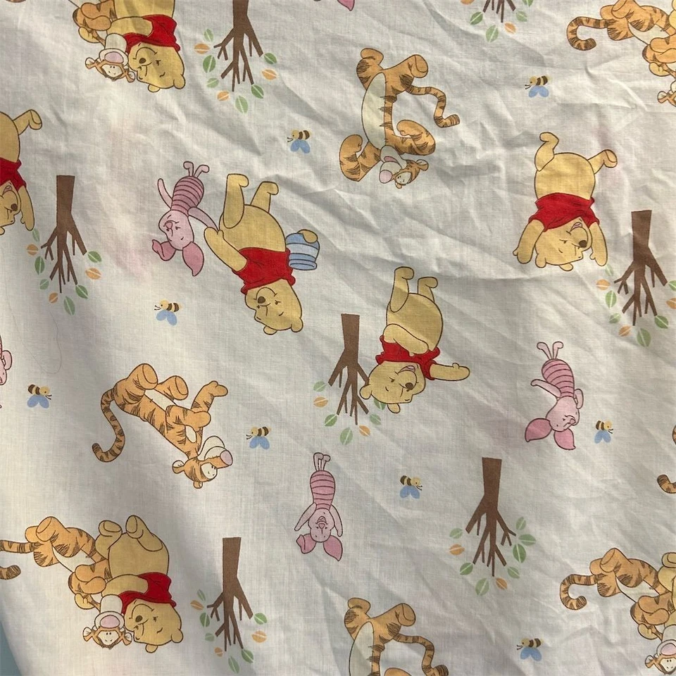 Sábana bajera ajustada multicolor unisex Disney Winnie the Pooh vintage Foto 2 de 4