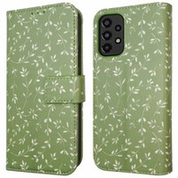 imoshion Design KlapphüLle Samsung Galaxy A33 - Green Flowers