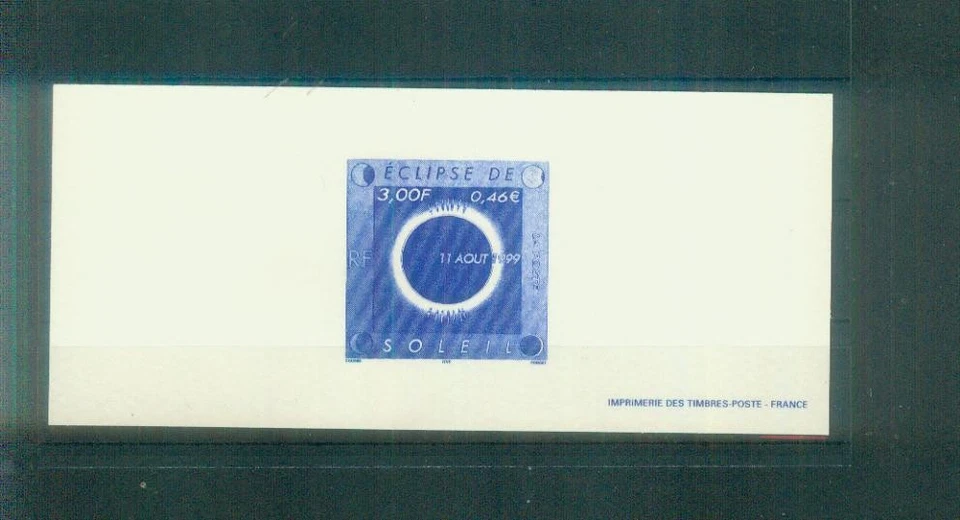 Eingeprägte Einzel-Briefmarke aus Frankreich, von 1999, postfrisch - Bild 1 von 1
