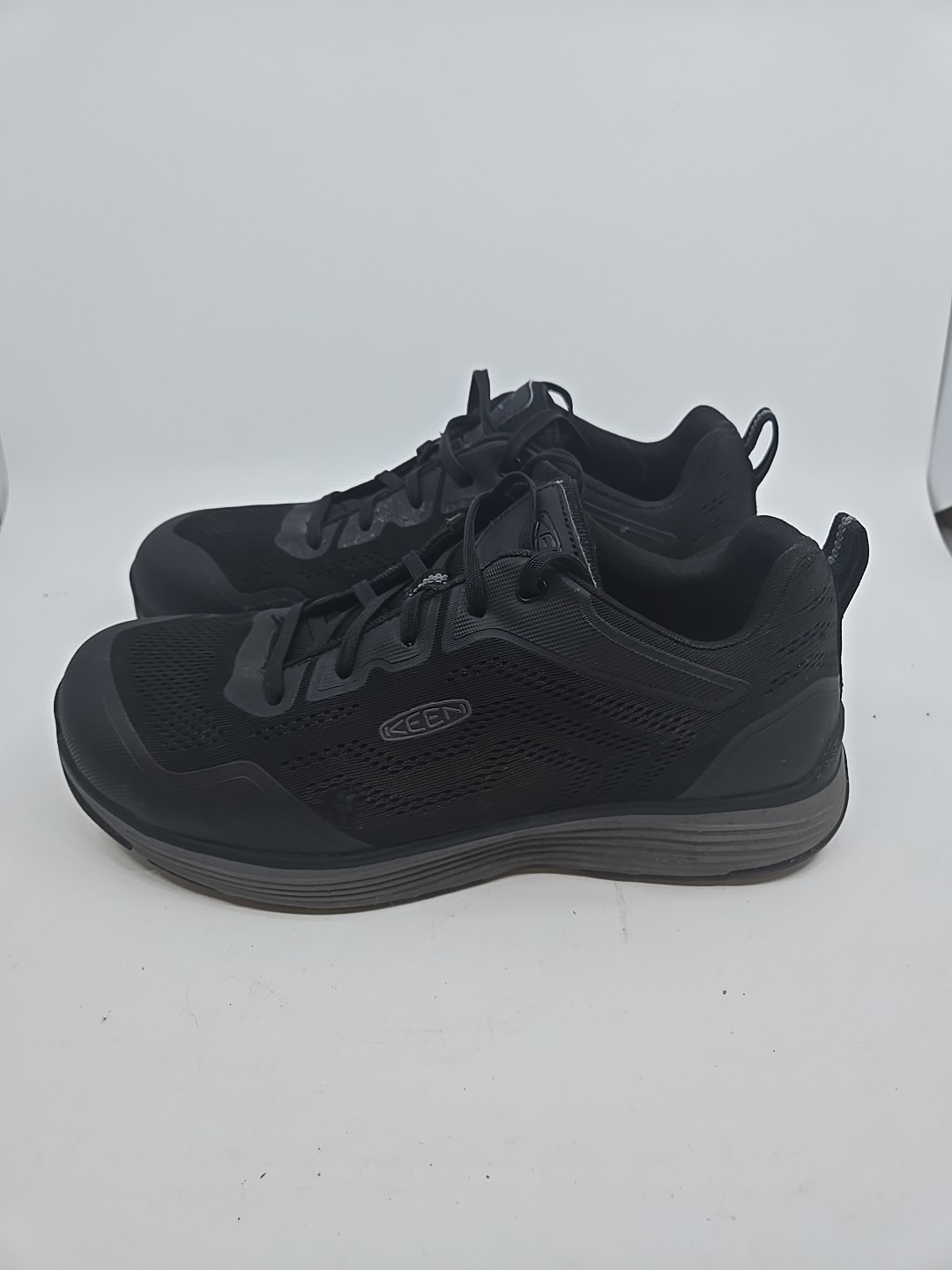 SCARPE DA LAVORO KEEN uomo 12D ASTM F2413 18 PUNTA ACCIAIO NERE necessita di soletta