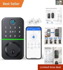 Durable Weatherproof Smart Lock: Keypad  App Control for Front Entry Security