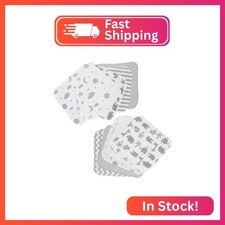 Spasilk Washcloth Wipes Set for Newborn Boys and Girls, Soft Terry Washcloth Set