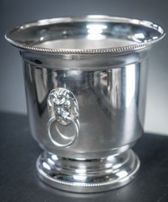 Arthur Price Silver Plated Ice Bucket Baroque Rococo Style Wine Cooler Decor