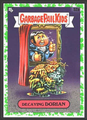 Topps 2022 Topps Garbage Pail Kids: Book Worms Green Decaying Dorian #52a