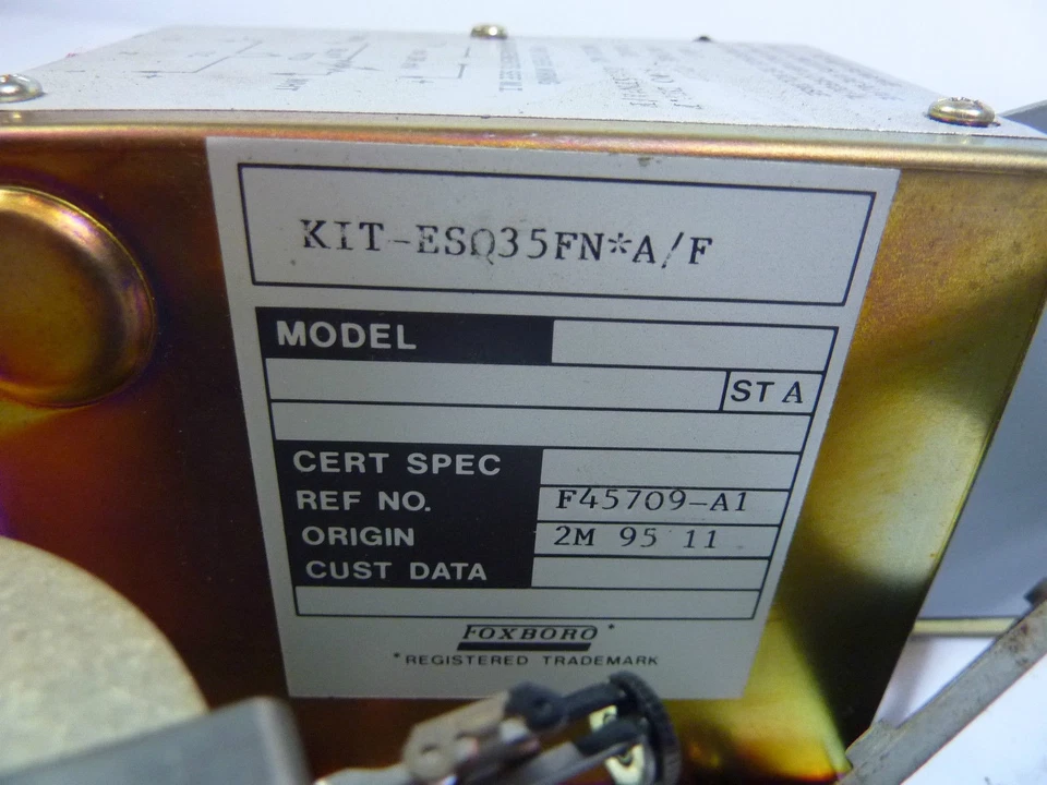 Foxboro KIT-ESQ35FNA/F Transmitter Recorder USED - Image 2 of 3