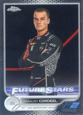 2022 Topps Chrome Formula 1 F1 #98 Amaury Cordeel - F2 Van Amersfoort Racing