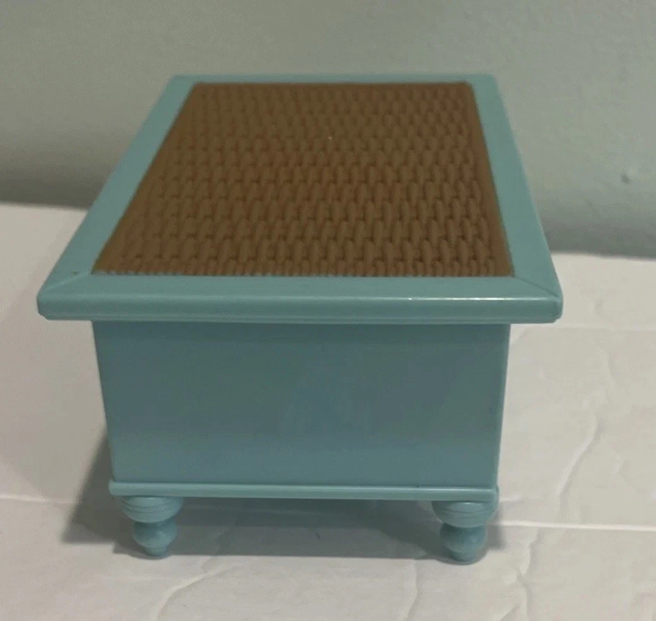 Muñeca Barbie My Scene Café Juego Cafetería Imitación Mimbre Mesa Muebles 2003 Foto 3 de 4