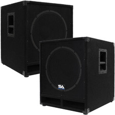 Seismic Audio 15 Powered Subwoofer Pair 2 Pac...