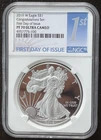2019-W $1 SILVER AMERICAN EAGLE NGC PF70 Congratulations First Day of Issue 6621