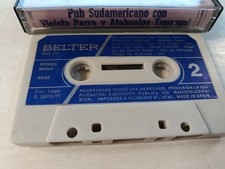 Cassette Violeta Parra y Atahualpa Yupanqui Pub Sudamericano (1977 Belter) en muy buen estado