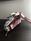LEGO Star Wars Republic Gunship 75021 The Clone Wars 90% Complete No Minifigs