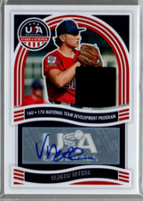 2024 USA Stars Stripes 16U National Team Signatures Mat Vaughn Neckar Auto