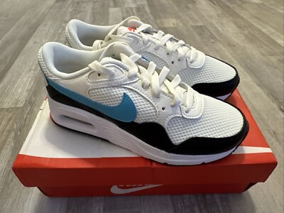 NIKE AIR MAX SC Women's Running Shoes W5 Sail/Turquoise Blue/Black #CW4554 
