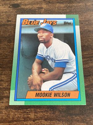 1990 Topps Mookie Wilson #182 Blue Jays C8017* | eBay