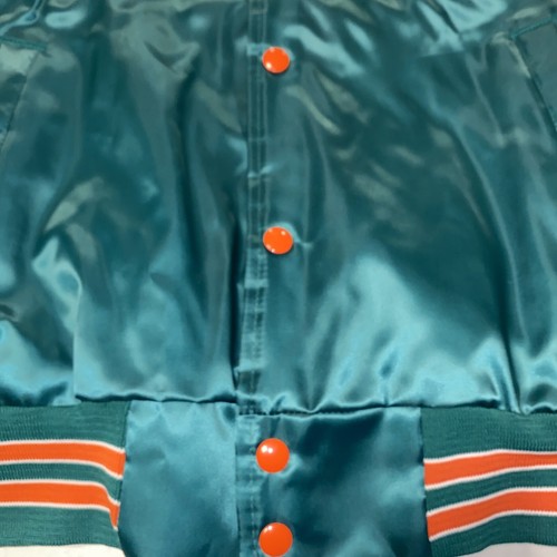 Chaqueta de Satén Chalk Line Miami Dolphins Vintage Años 90 Talla Mediana Como Nueva - Imagen 4 de 9