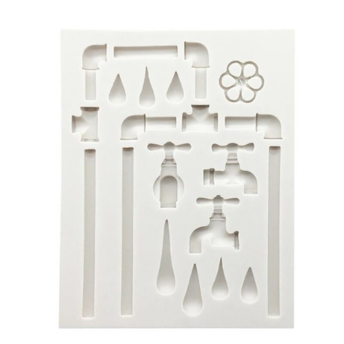 1pcs Silicone Mold Chocolate Cake Decoration Industrial Style Kitchen Utensils