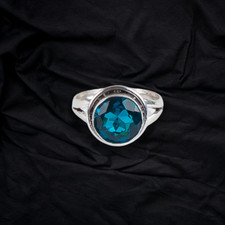 Apatite Gemstone 925 Sterling Silver Ring Handmade Jewelry Ring For Gift