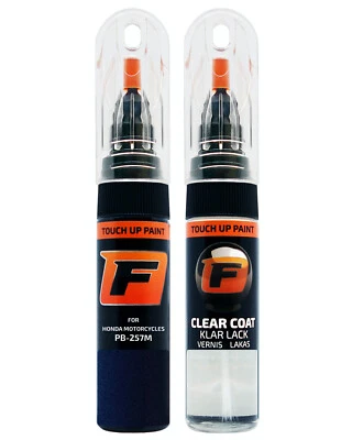 FIRANTO Peinture de Retouche pour HONDA MOTO PB-257M LAPIS BLUE Stylo Laque