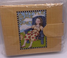 NIP Mary Engelbreit A Little Peace Of Quiet Mini Miniature Photo Album 46448