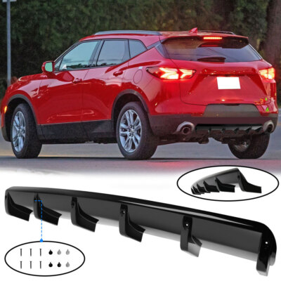 For Chevrolet Blazer 2019-2025 Rear Bumper Diffuser Spoiler Splitter Lip Gloss