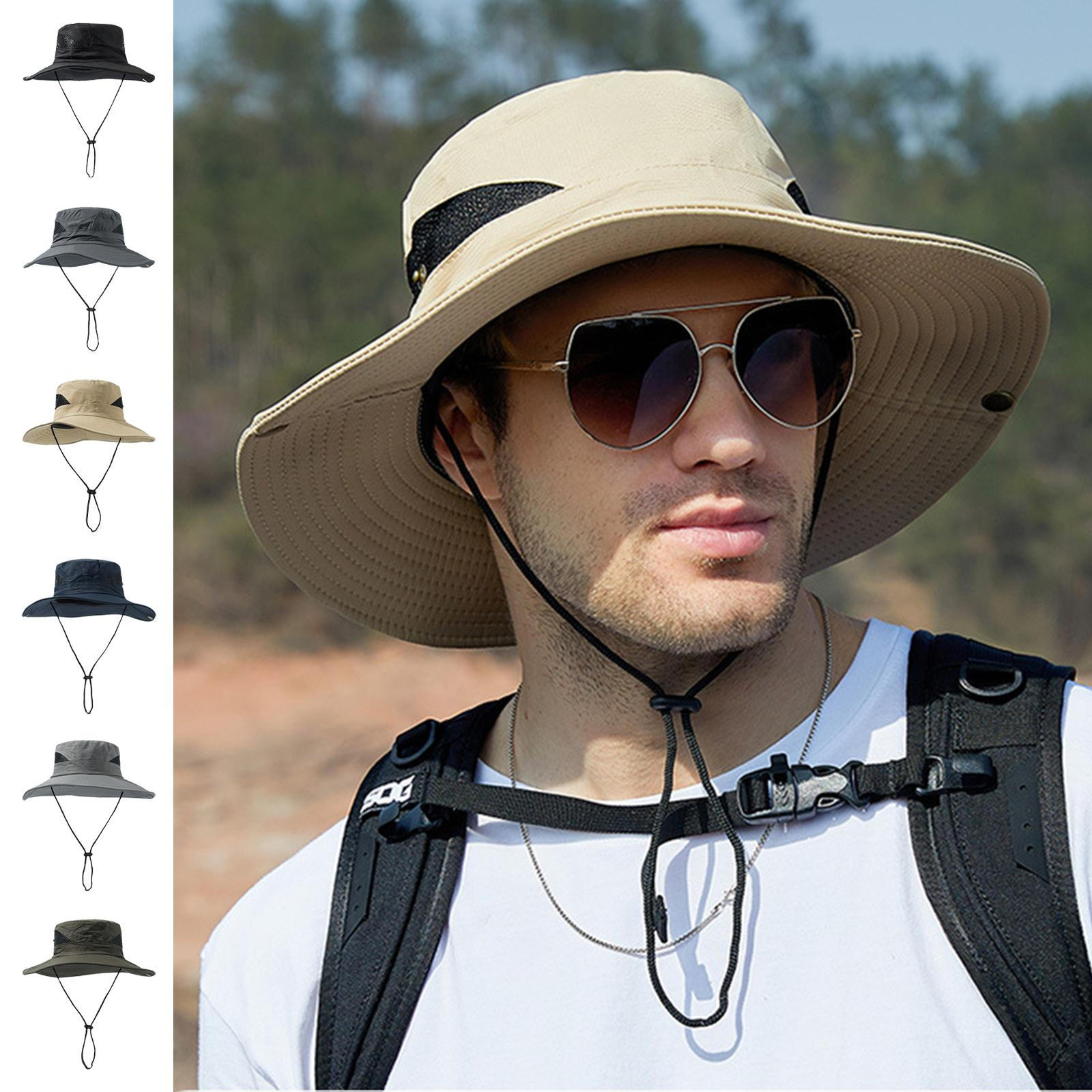 Men's 50+ UPF Bucket Hat for Fishing Camping Safari Summer Sun Protection-image