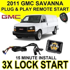 2011 GMC SAVANA VAN PLUG  PLAY REMOTE START SYSTEM CHEVROLET GMC WORK