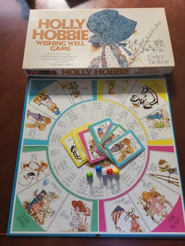 VINTAGE 1976 Holly Hobbie Wishing Well Game Parker Brothers-Complete