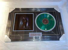 POST MALONE SIGNED FRAMED AUTOGRAPH HOLLYWOOD’S BLEEDING VINYL PSA/DNA COA RARE