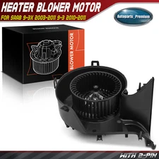 HVAC Heater Blower Motor w/ Fan Cage for Saab 9-3 2003-2011 9-3X 2010-2011 Front
