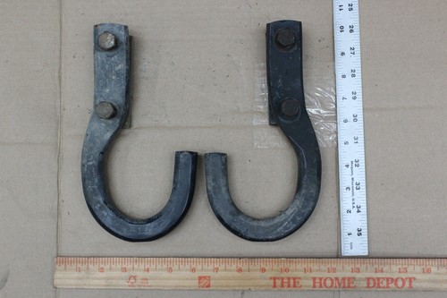 1988-1999 OEM Chevy GMC Tow Hook Pair Set Yukon Tahoe Suburban C1500 K1500 