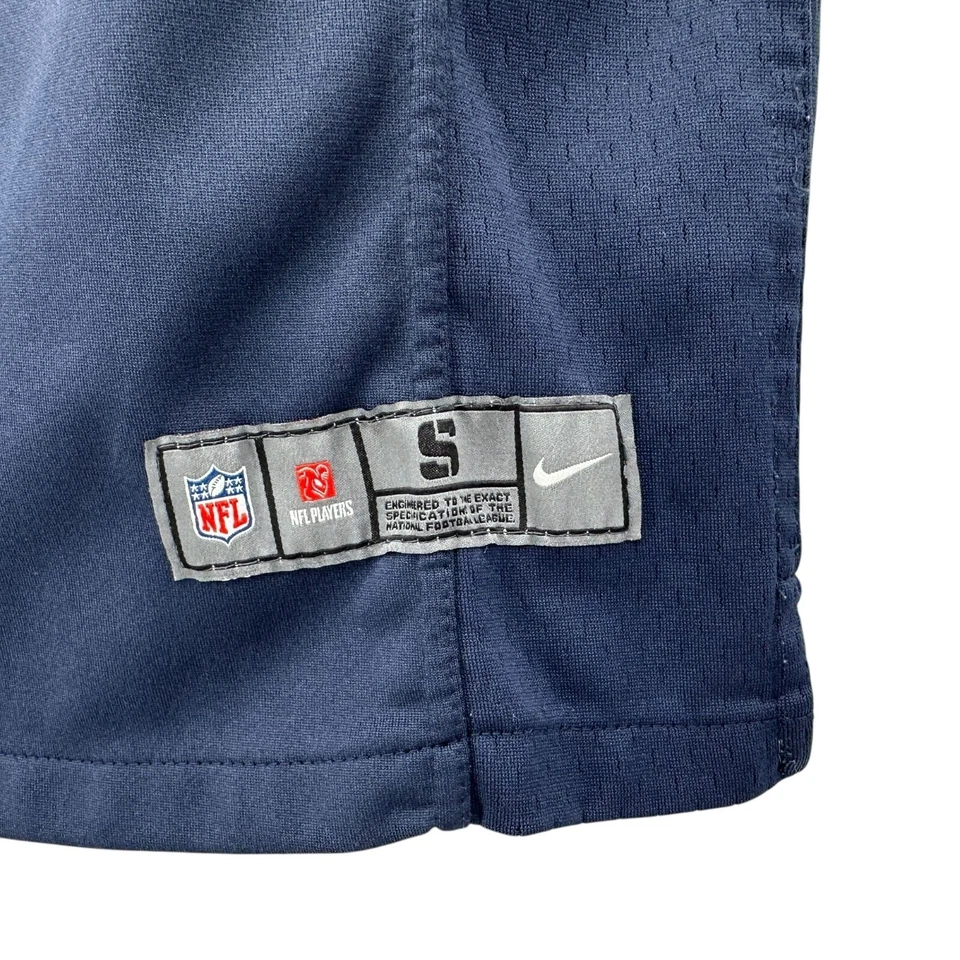 Camiseta Nike Niños Pequeña Chicago Bears Jay Cutler #9 Malla Azul Marino NFL Sobre el Campo Foto 3 de 4