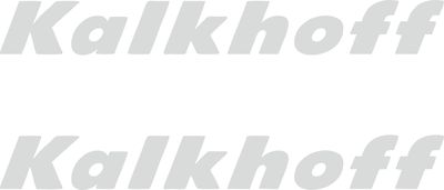 2 x Kalkhoff -Aufkleber- viele Farben- Größe 300 mm x 37 mm