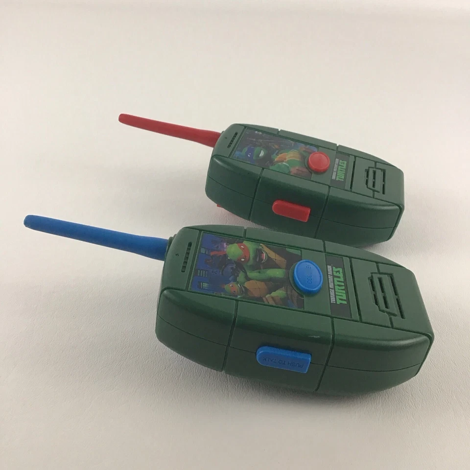 Teenage Mutant Ninja Turtles Walkie Talkies Leo Mikey Donny Playmates Toys TMNT - Image 3 of 4