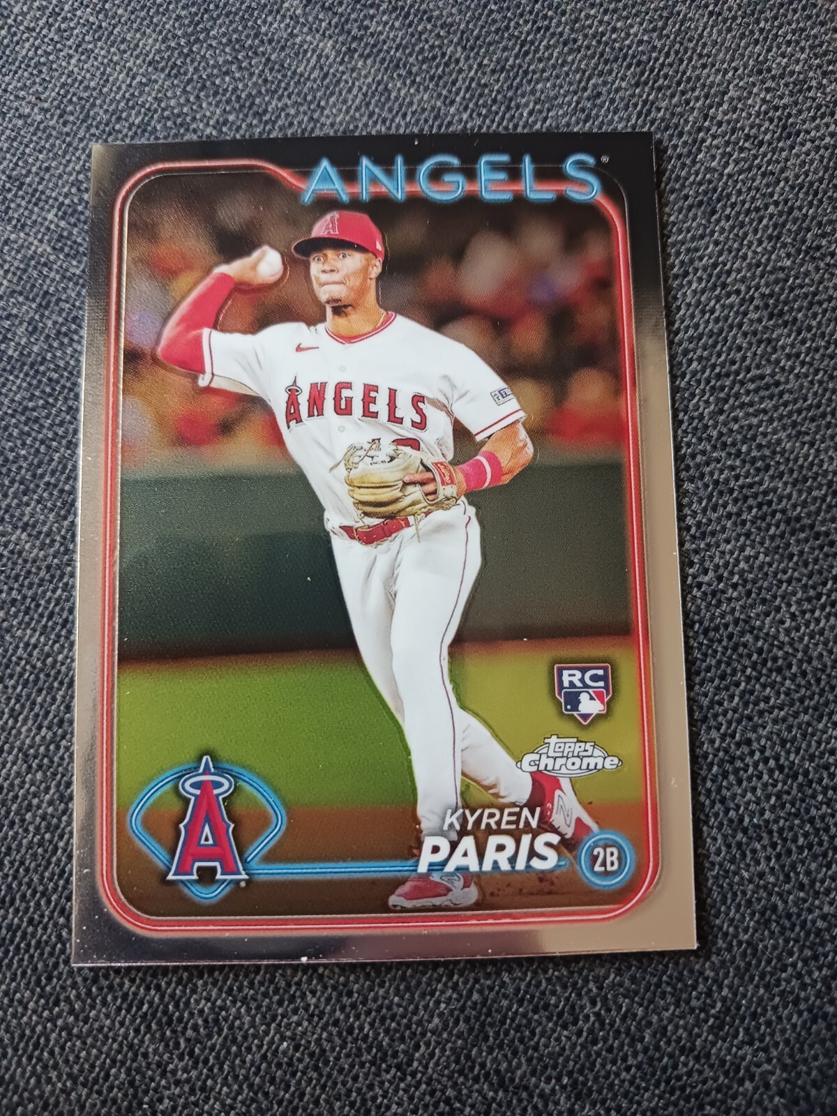 2024 Topps Chrome Kyren Paris RC #151 Los Angeles Angels