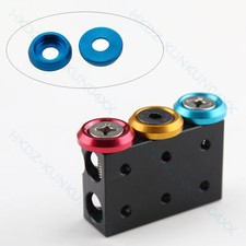 M4 To M8 Countersunk Taper Aluminum Washer Anodized Aluminum Various Colors