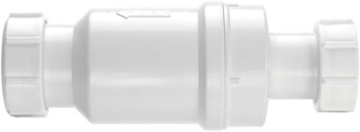 McAlpine MACVALVE-1 selbstschließende Ablaufventilfalle - 1 1/4 Zoll weiß