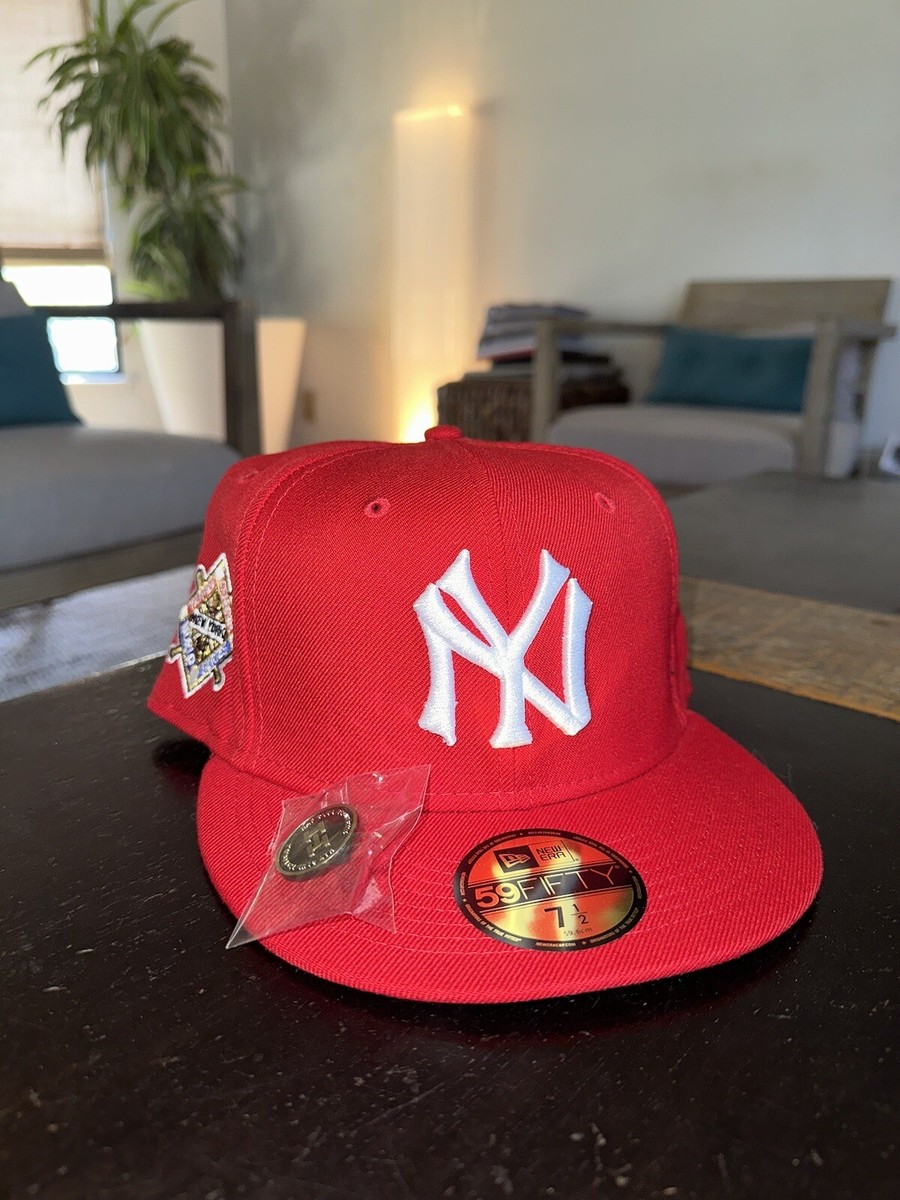 Hat Club 🔥New Era 59FIFTY Scarlet Red NY Yankees 1941 World