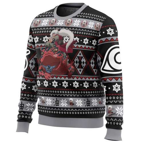 Christmas Jiraiya Narutoo Ugly Christmas Sweater
